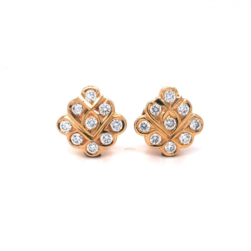 2.75 Carat Diamond Chandelier Earrings